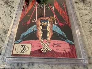 Wolverine # 8 CGC Graded 9.4 Marvel Comic Book Hulk Mr. Fixit 1989 X-Men JH24