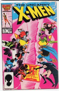 The Uncanny X-Men #208 (1986) X-Men