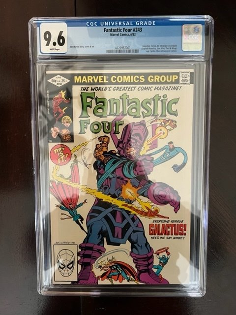 Fantastic Four #243 (1982) - CGC 9.6 - Galactus Iconic Cover !!!!