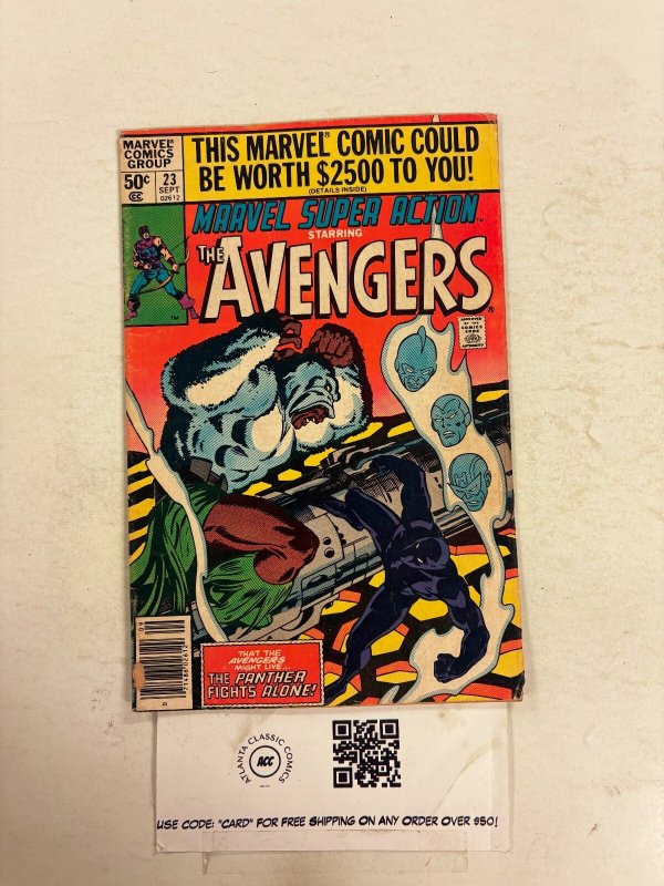 Marvel Super Action #23 VG Marvel Comic Books Black Panther M'Baku 25 HH111