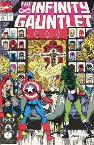 Marvel The Infinity Gauntlet #2 (1991) Thanos Grade NM- 9.2 Comic Book