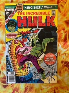 The Incredible Hulk Annual #6 (1977) - 1st App Paragon ! VF-