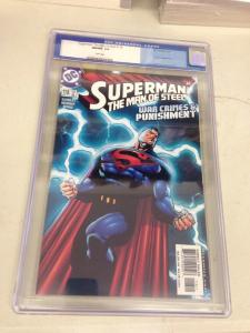 Superman: The Man of Steel 118 CGC 9.8 Old Label