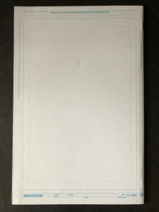 Original Eric EBAS Basaldua Wonder Woman Mockup Sketch on DC Cover Template