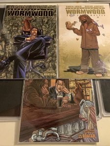 Chronicles Of Wormwood #1 3 4 Auxiliary Cover Comic Lot Avatar LTD 1000/1500