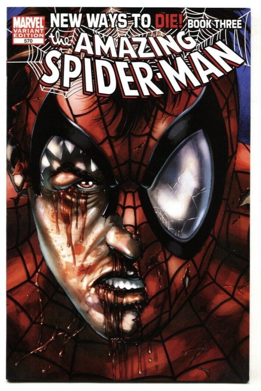 AMAZING SPIDER-MAN #570-VARIANT-Marvel comic book-2008