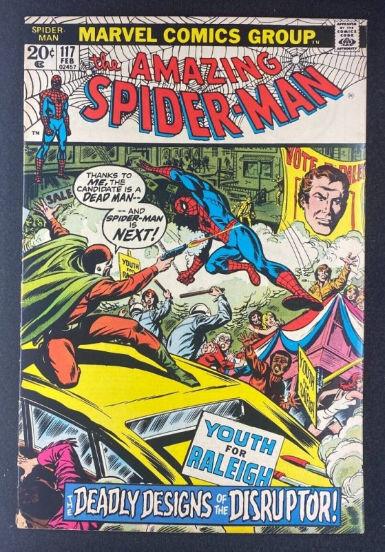 Amazing Spider-Man (1963) #117 FN (6.0) 1st app Disruptor Smasher John Romita Sr