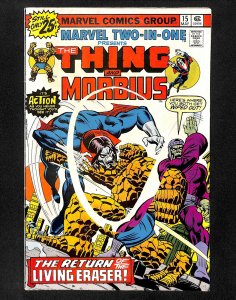 Marvel Two-In-One #15 Thing Morbius!