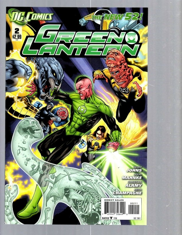 11 DC Comics Green Lantern #1 2 3 4 5 6 7 8 9 10 11 J448