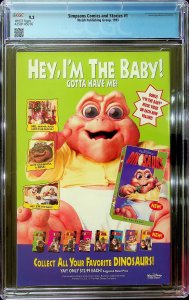 Simpsons Comics and Stories (1993) - CGC 9.2-Cert#4258145016-with bag & inserts