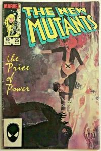 NEW MUTANTS#25 VG 1985 FIRST LEGION MARVEL COMICS