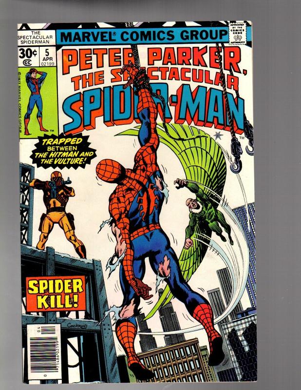 PETER PARKER 5 FINE-VERY FINE  April 1977