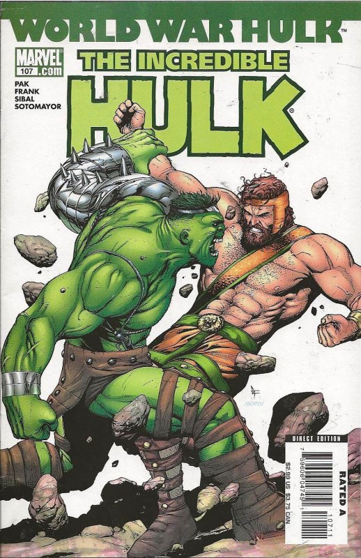 Incredible Hulk 107 2007 NM Comic Books Modern Age