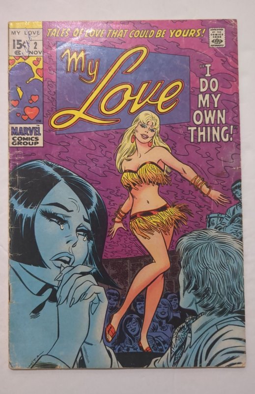 My Love #2 (1969) VG 4.0 John Romita cover