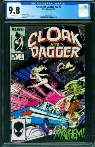 Cloak and Dagger #5 CGC 9.8-1985 Marvel 1st MEYHEM-2036873012