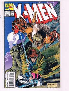 X-Men #33 VF Marvel Comics Revelations Comic Book Jim Lee Gambit 1994 DE12