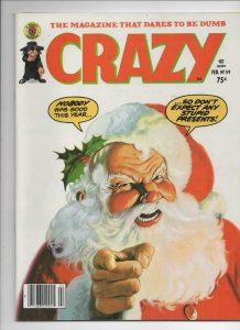 CRAZY #59 Magazine, VF-, Santa, Howard the Duck, 1973 1980, more in store