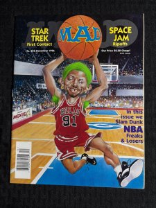 1996 MAD Magazine #352 FVF 7.0 Dennis Rodman / Star Trek / Space Jam