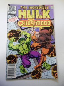 The Incredible Hulk versus Quasimodo (1983) FN Condition