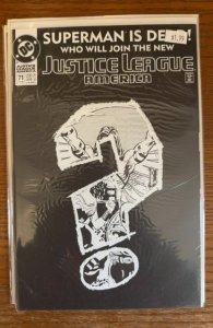 Justice League America #71 Question Mark Cover (1993)