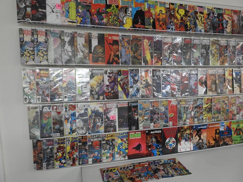 Huge Lot 110+ Comics and TPBs W/ Transformers, Captain America, +More! Avg VF- !