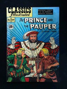Classics Illustrated: Prince And The Pauper #29  Gilberton Comics  Fn+  Hrn 93 
