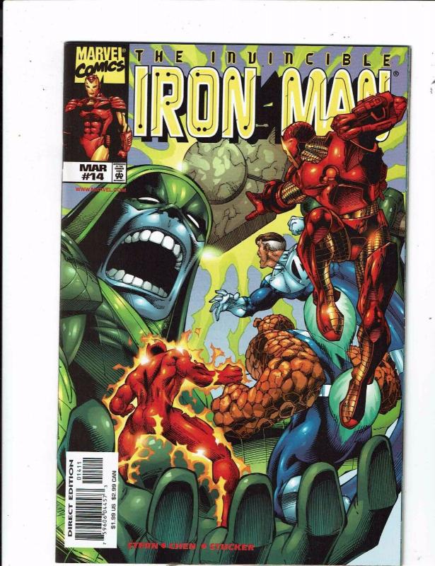 Lot of 6 The Invincible Iron Man Marvel Comic Books #12 13 14 15 16 17 AH6