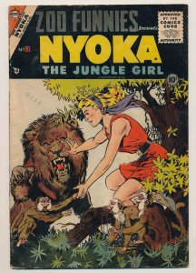 Zoo Funnies (1953 2nd series Capitol/Charlton) #12 VG/FN Nyoka, Hard to find