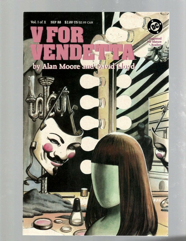 V For Vendetta Complete DC Comics LTD Series # 1 2 3 4 5 6 7 8 9 10 A. Moore SB5