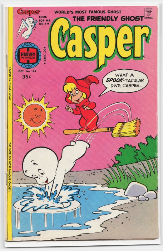 The Friendly Ghost Casper #194 (1977) Casper