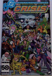 Crisis on Infinite Earths #9 (Dec 1985, DC), NM condition, George Perez art