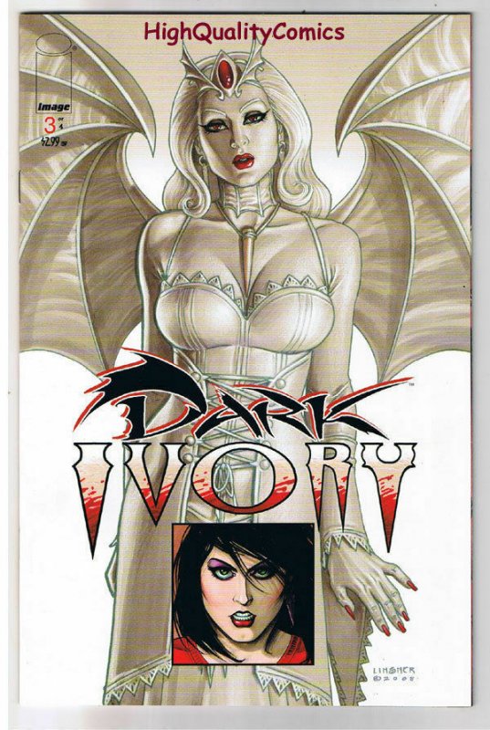 DARK IVORY #3, NM+, Joseph Linsner, Femme,Vampire, 2008, more in our store
