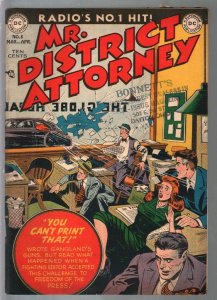 Mr District Attorney #8 1948-DC-pre-code crime-drive-by shooting-FN-