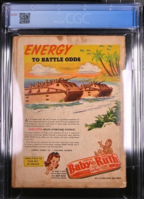 Action Comics #59 1943 DC Comics CGC 1.8 1st app Susie Tompkins