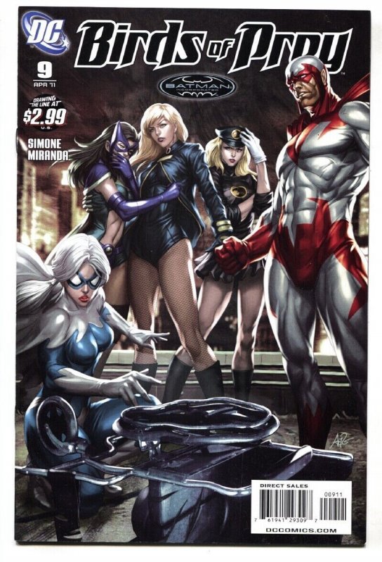 Birds of Prey #9 2011 Artgerm cover art DC NM-