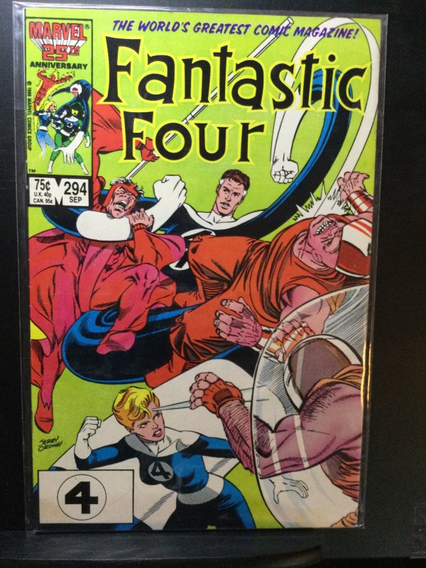 Fantastic Four #294 Direct Edition (1986)