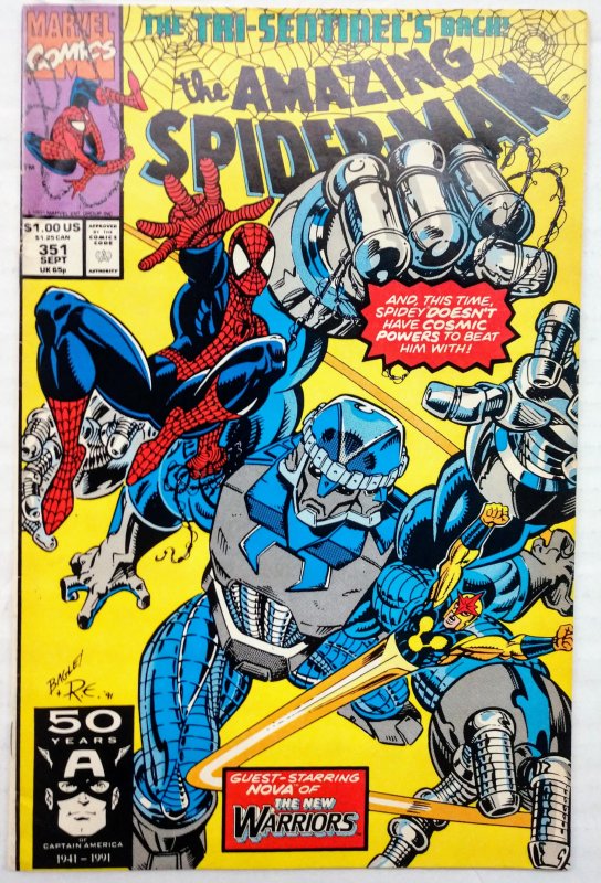 The Amazing Spider-Man #351 (VF+)(1991)