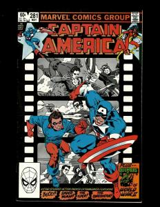 12 Captain America Comics #277 278 279 280 281 282 283 285 286 287 288 289 J411