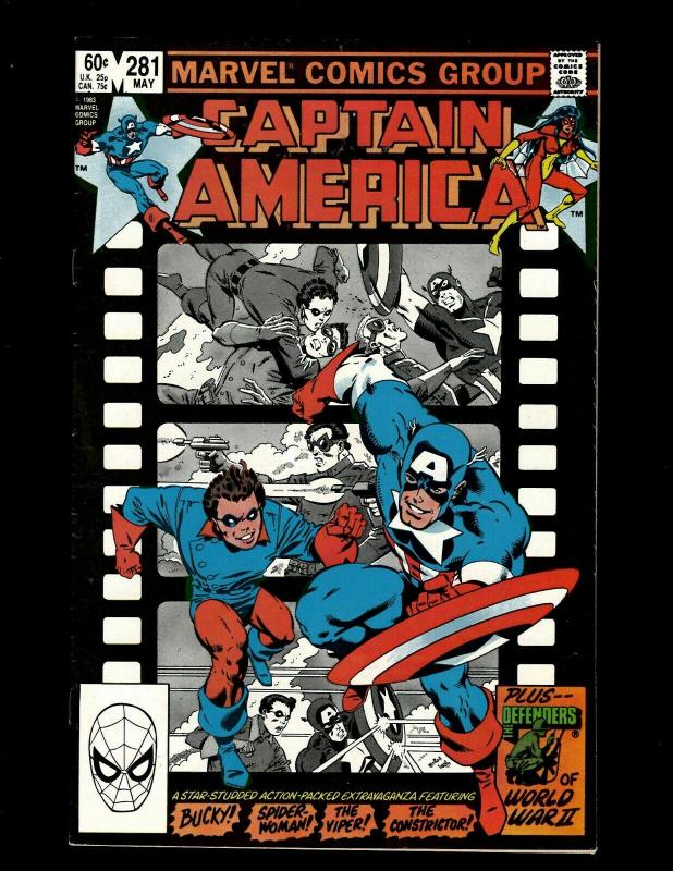 12 Captain America Comics #277 278 279 280 281 282 283 285 286 287 288 289 J411