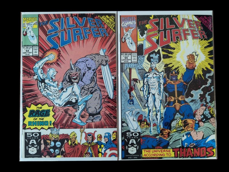 Silver Surfer #46-65 Run Lot Adam Warlock Reintroduced 1991 Marvel F/VF