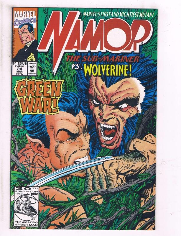 Lot Of 10 Namor Marvel Comic Books # 21 22 23 24 25 26 27 28 29 30 TW33