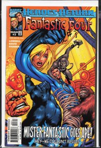 Fantastic Four #3 Direct Edition (1998) Fantastic Four