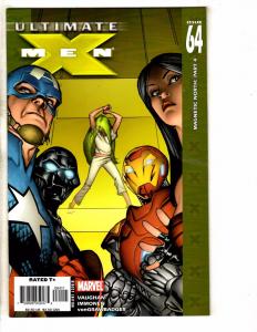 Lot Of 5 Ultimate X-Men Marvel Comic Books # 61 62 63 64 65 Wolverine Storm J263 