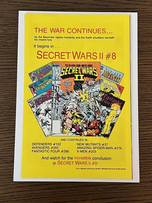 The Spectacular Spider-Man #111 (1986). VF. Secret Wars II tie-in.