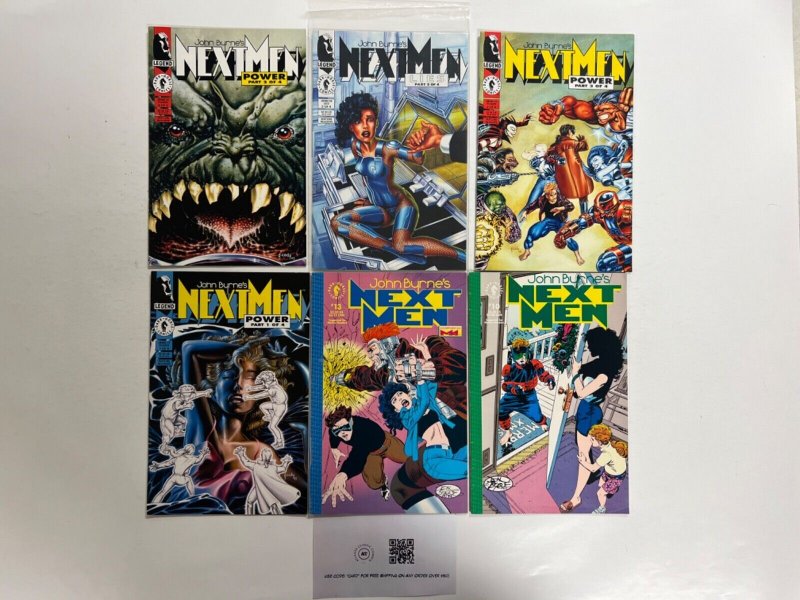 6  Next Men Dark Horse Comic Books # 1 2 2 3 10 13 77 JS35