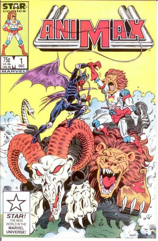 ANIMAX (1986) 1 VF Dec. 1986 STAR comics getting scarce COMICS BOOK