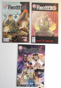 The F1rst Hero Lot of 3 #1, 1 b Limited, 3 Action Lab (2014) 1st Print Comics