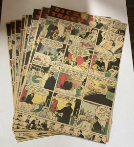 Dick Tracy Newspaper Comics 1940 Complete 52 Total Sundays Large Format