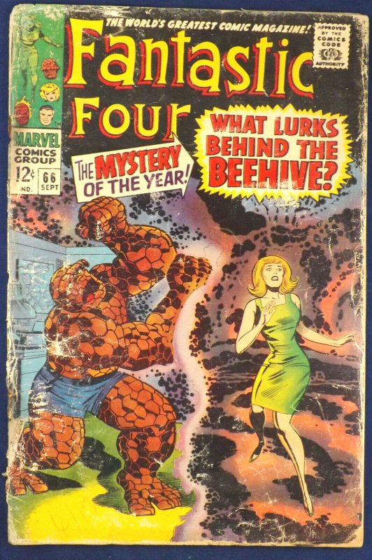 FANTASTIC FOUR #66 Origin of Him (Adam Warlock) MCU 1967 GOTG Marvel Comics  