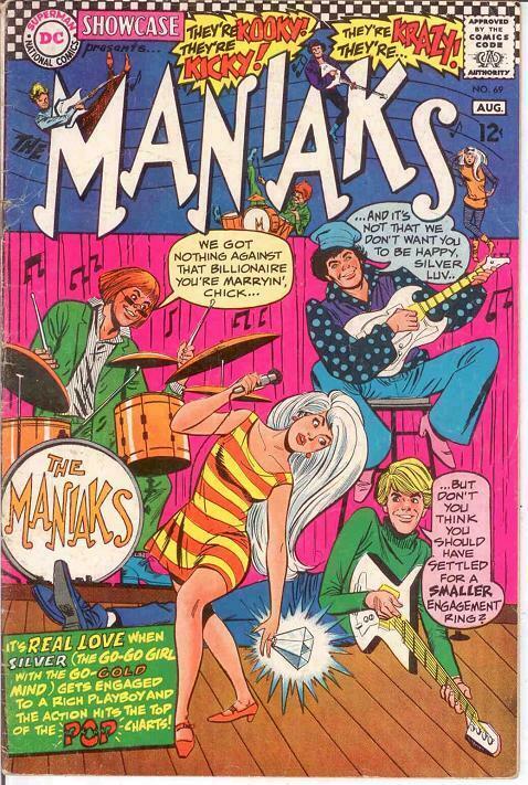 SHOWCASE 69 G+ MANIAKS    August 1967 COMICS BOOK